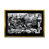 Gazi Mustafa Kemal Atatürk ÖZEL SERİ^# Miyrem  Design Cam Tablo Model: 198