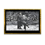 Gazi Mustafa Kemal Atatürk ÖZEL SERİ^# Miyrem  Design Cam Tablo Model: 200
