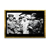 Gazi Mustafa Kemal Atatürk ÖZEL SERİ^# Miyrem  Design Cam Tablo Model: 208