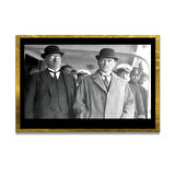 Gazi Mustafa Kemal Atatürk ÖZEL SERİ^# Miyrem  Design Cam Tablo Model: 282
