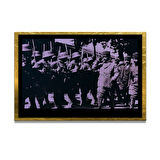 Gazi Mustafa Kemal Atatürk ÖZEL SERİ^# Miyrem  Design Cam Tablo Model: 298