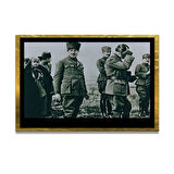 Gazi Mustafa Kemal Atatürk ÖZEL SERİ^# Miyrem  Design Cam Tablo Model: 304