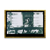 Gazi Mustafa Kemal Atatürk ÖZEL SERİ^# Miyrem  Design Cam Tablo Model: 308