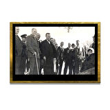 Gazi Mustafa Kemal Atatürk ÖZEL SERİ^# Miyrem  Design Cam Tablo Model: 313