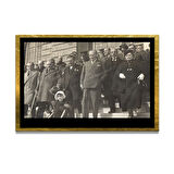 Gazi Mustafa Kemal Atatürk ÖZEL SERİ^# Miyrem  Design Cam Tablo Model: 316