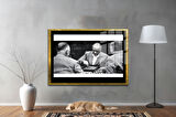 Gazi Mustafa Kemal Atatürk ÖZEL SERİ^# Miyrem  Design Cam Tablo Model: 324