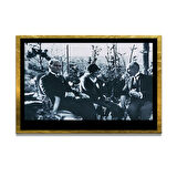 Gazi Mustafa Kemal Atatürk ÖZEL SERİ^# Miyrem  Design Cam Tablo Model: 330
