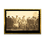 Gazi Mustafa Kemal Atatürk ÖZEL SERİ^# Miyrem  Design Cam Tablo Model: 334