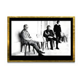 Gazi Mustafa Kemal Atatürk ÖZEL SERİ^# Miyrem  Design Cam Tablo Model: 343