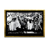 Gazi Mustafa Kemal Atatürk ÖZEL SERİ^# Miyrem  Design Cam Tablo Model: 368