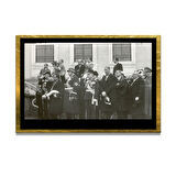 Gazi Mustafa Kemal Atatürk ÖZEL SERİ^# Miyrem  Design Cam Tablo Model: 370