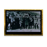 Gazi Mustafa Kemal Atatürk ÖZEL SERİ^# Miyrem  Design Cam Tablo Model: 371