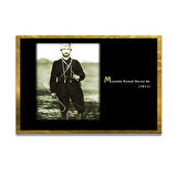 Gazi Mustafa Kemal Atatürk ÖZEL SERİ^# Miyrem  Design Cam Tablo Model: 409