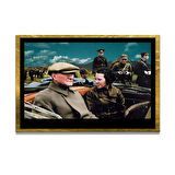 Gazi Mustafa Kemal Atatürk ÖZEL SERİ^# Miyrem  Design Cam Tablo Model: 429