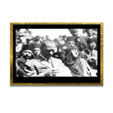 Gazi Mustafa Kemal Atatürk ÖZEL SERİ^# Miyrem  Design Cam Tablo Model: 432