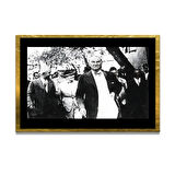 Gazi Mustafa Kemal Atatürk ÖZEL SERİ^# Miyrem  Design Cam Tablo Model: 440