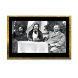 Gazi Mustafa Kemal Atatürk ÖZEL SERİ^# Miyrem  Design Cam Tablo Model: 444