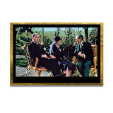 Gazi Mustafa Kemal Atatürk ÖZEL SERİ^# Miyrem  Design Cam Tablo Model: 445