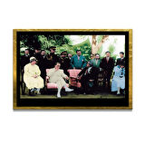 Gazi Mustafa Kemal Atatürk ÖZEL SERİ^# Miyrem  Design Cam Tablo Model: 447