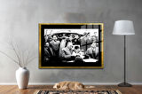 Gazi Mustafa Kemal Atatürk ÖZEL SERİ^# Miyrem  Design Cam Tablo Model: 450
