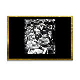 Gazi Mustafa Kemal Atatürk ÖZEL SERİ^# Miyrem  Design Cam Tablo Model: 470