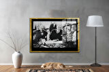 Gazi Mustafa Kemal Atatürk ÖZEL SERİ^# Miyrem  Design Cam Tablo Model: 485