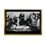 Gazi Mustafa Kemal Atatürk ÖZEL SERİ^# Miyrem  Design Cam Tablo Model: 485