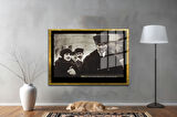 Gazi Mustafa Kemal Atatürk ÖZEL SERİ^# Miyrem  Design Cam Tablo Model: 494