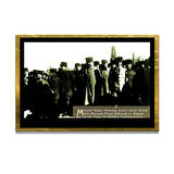 Gazi Mustafa Kemal Atatürk ÖZEL SERİ^# Miyrem  Design Cam Tablo Model: 516