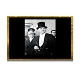 Gazi Mustafa Kemal Atatürk ÖZEL SERİ^# Miyrem  Design Cam Tablo Model: 546