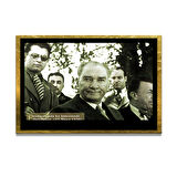 Gazi Mustafa Kemal Atatürk ÖZEL SERİ^# Miyrem  Design Cam Tablo Model: 547
