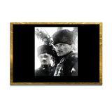Gazi Mustafa Kemal Atatürk ÖZEL SERİ^# Miyrem  Design Cam Tablo Model: 558