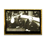 Gazi Mustafa Kemal Atatürk ÖZEL SERİ^# Miyrem  Design Cam Tablo Model: 577