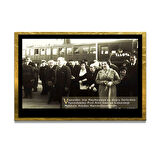 Gazi Mustafa Kemal Atatürk ÖZEL SERİ^# Miyrem  Design Cam Tablo Model: 579