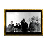 Gazi Mustafa Kemal Atatürk ÖZEL SERİ^# Miyrem  Design Cam Tablo Model: 588