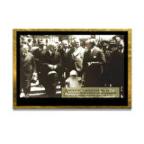 Gazi Mustafa Kemal Atatürk ÖZEL SERİ^# Miyrem  Design Cam Tablo Model: 602