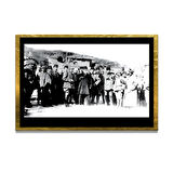 Gazi Mustafa Kemal Atatürk ÖZEL SERİ^# Miyrem  Design Cam Tablo Model: 603