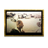 Gazi Mustafa Kemal Atatürk ÖZEL SERİ^# Miyrem  Design Cam Tablo Model: 628
