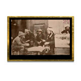 Gazi Mustafa Kemal Atatürk ÖZEL SERİ^# Miyrem  Design Cam Tablo Model: 647