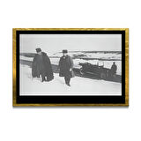 Gazi Mustafa Kemal Atatürk ÖZEL SERİ^# Miyrem  Design Cam Tablo Model: 660