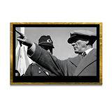 Gazi Mustafa Kemal Atatürk ÖZEL SERİ^# Miyrem  Design Cam Tablo Model: 664