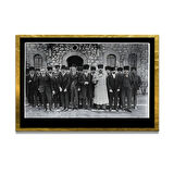 Gazi Mustafa Kemal Atatürk ÖZEL SERİ^# Miyrem  Design Cam Tablo Model: 670