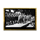 Gazi Mustafa Kemal Atatürk ÖZEL SERİ^# Miyrem  Design Cam Tablo Model: 698