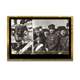 Gazi Mustafa Kemal Atatürk ÖZEL SERİ^# Miyrem  Design Cam Tablo Model: 709