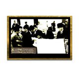 Gazi Mustafa Kemal Atatürk ÖZEL SERİ^# Miyrem  Design Cam Tablo Model: 721