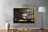Gazi Mustafa Kemal Atatürk ÖZEL SERİ^# Miyrem  Design Cam Tablo Model: 729