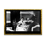 Gazi Mustafa Kemal Atatürk ÖZEL SERİ^# Miyrem  Design Cam Tablo Model: 744