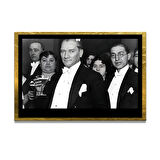 Gazi Mustafa Kemal Atatürk ÖZEL SERİ^# Miyrem  Design Cam Tablo Model: 746