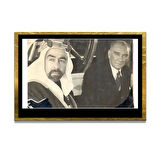 Gazi Mustafa Kemal Atatürk ÖZEL SERİ^# Miyrem  Design Cam Tablo Model: 752