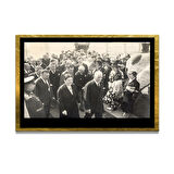 Gazi Mustafa Kemal Atatürk ÖZEL SERİ^# Miyrem  Design Cam Tablo Model: 774